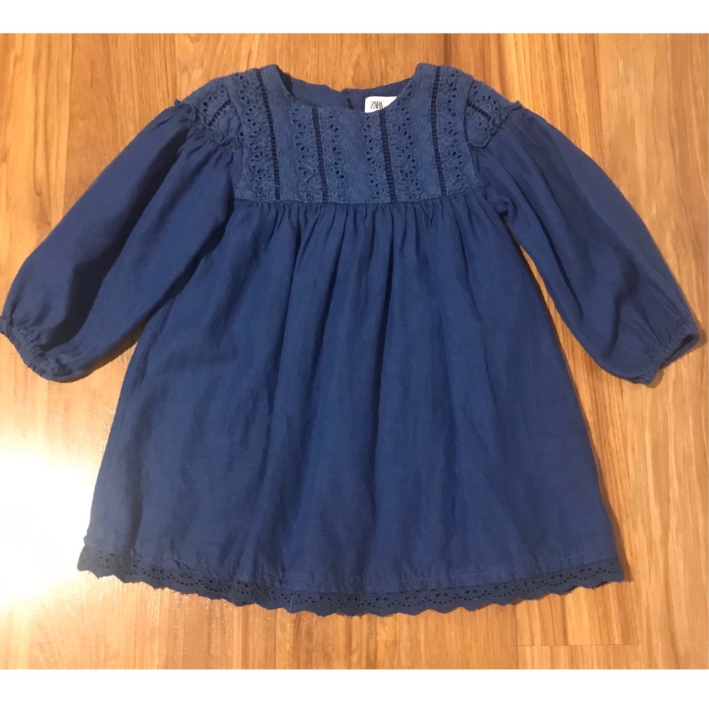 Zara toddler denim dress